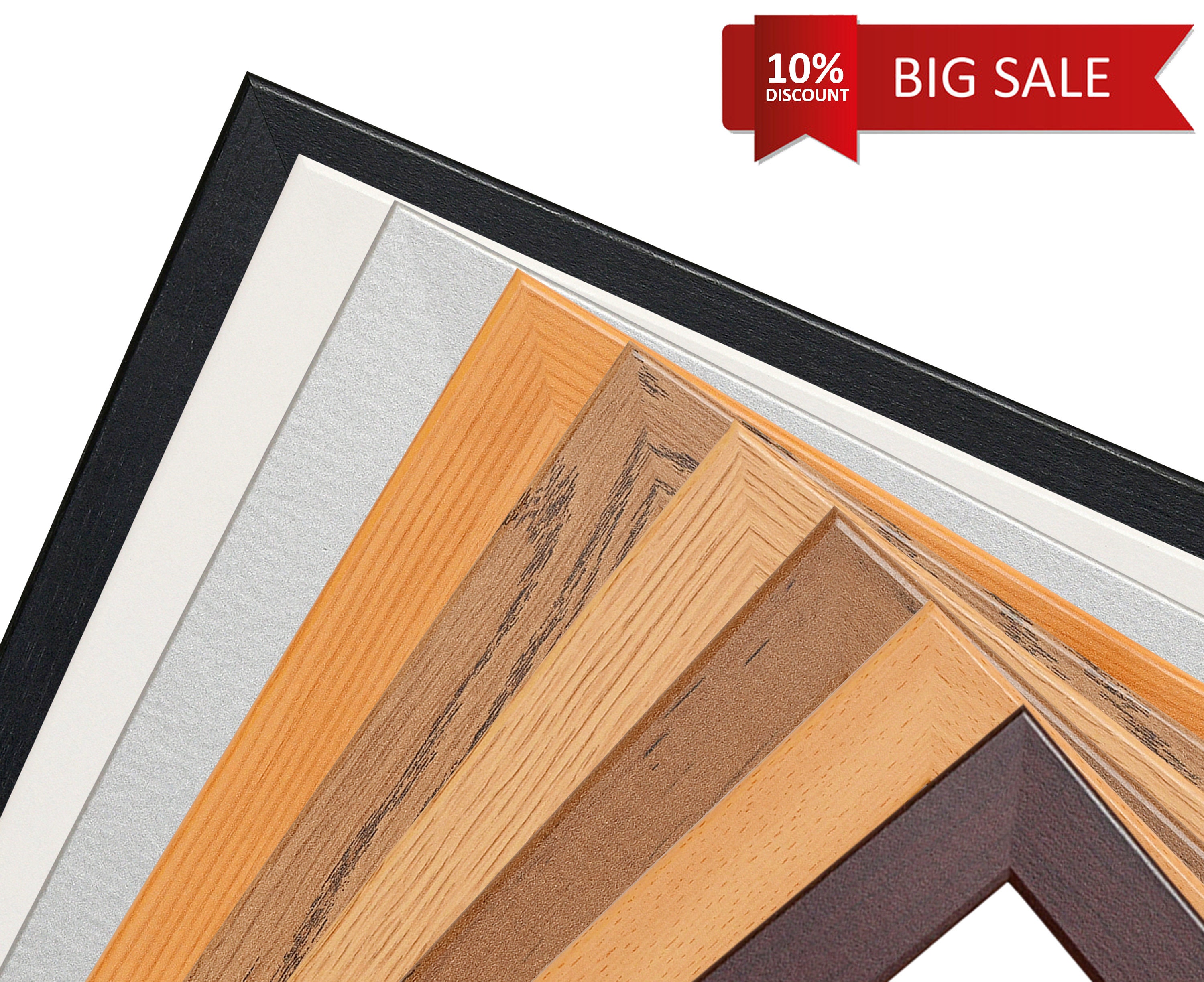 A1/A2/A3/A4/A5/A6 Picture Photo Frames Wooden Effect Oxford Etsy