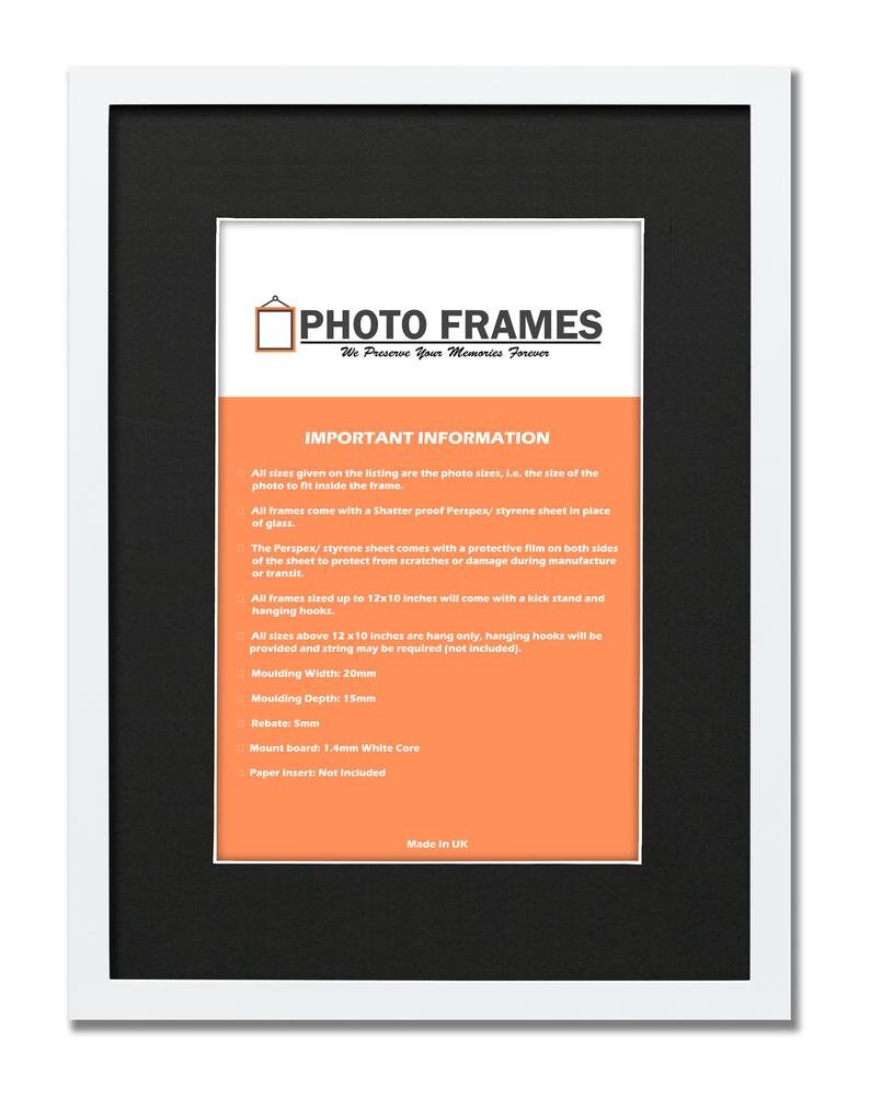 A3 For A4 Size Picture Frame With Various Color Mount Modern Etsy