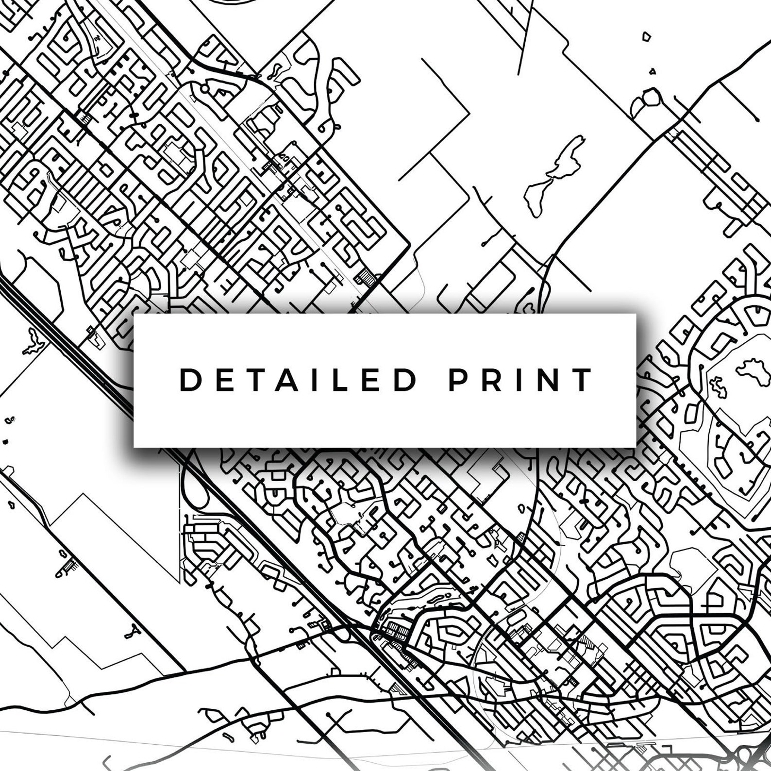 Blainville Map Canvas Print City Maps Wall Art Quebec Gift Etsy Ireland