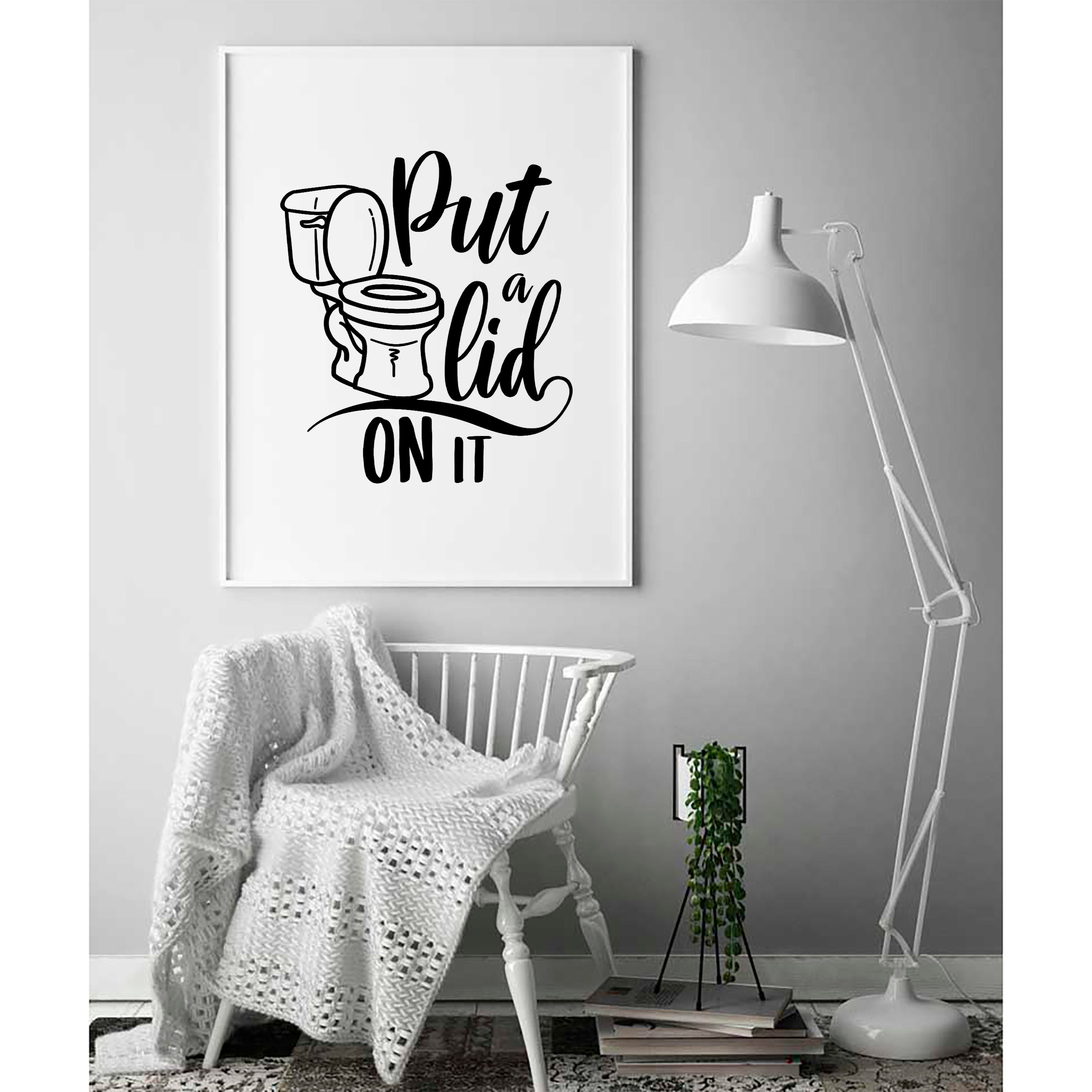 Funny Bathroom Sign Poster Art Bathroom Wall Art Bathroom Etsy