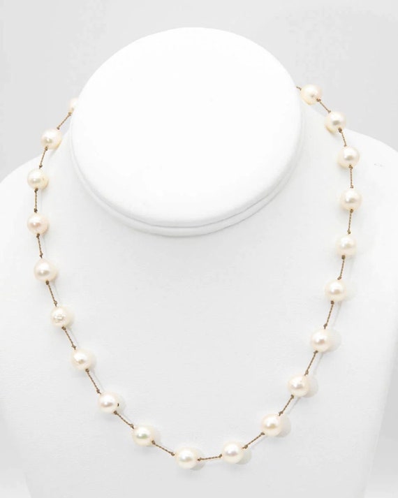 Vintage Gump's Cultured Pearl Necklace - JD11080