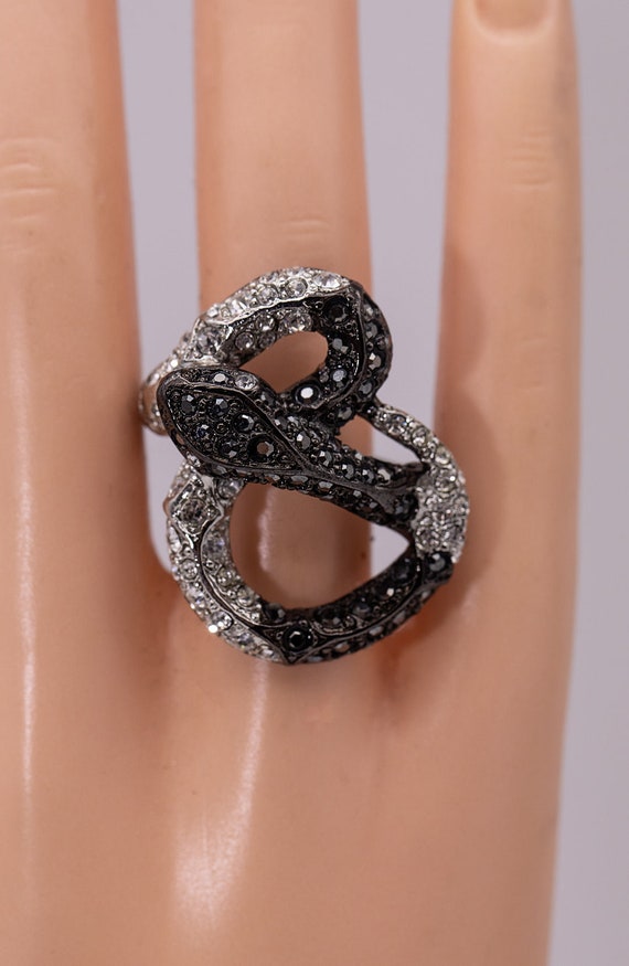 Kenneth Lane Rhinestone Snake Ring- JD10592