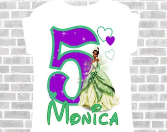 Tiana Birthday Shirt - Princess and the Frog Birthday Shirt
