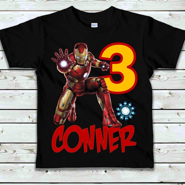 Ironman Birthday Shirt - Iron Man Shirt