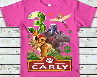 Lion Guard Birthday Shirt - Girl's Lion Guard Shirt