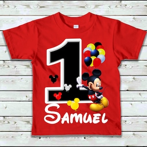 Mickey Mouse Birthday Shirt