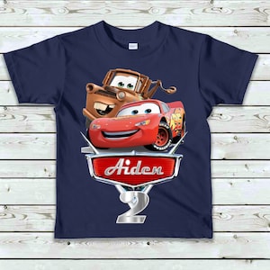 Disney Cars Birthday Shirt - Cars Birthday Shirt  - Disney Cars Shirt