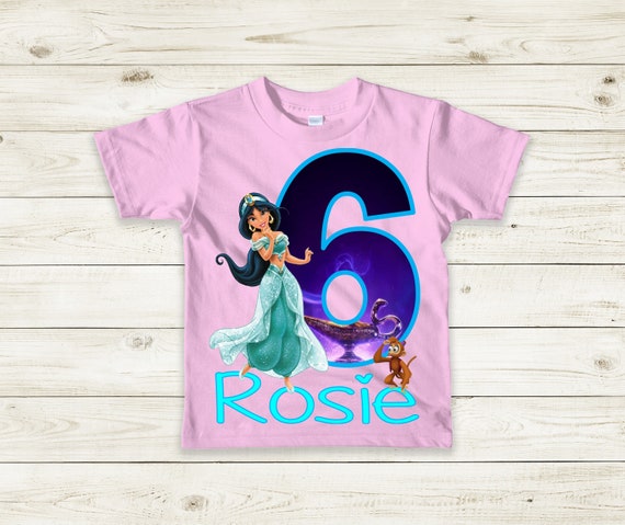 Princess jasmine birthday shirt Clearance