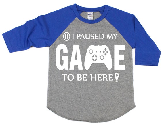 Boy's Funny Video Game Shirt Boys Gaming Gamers Raglan | Etsy