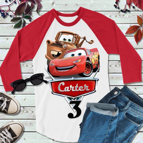 Disney Cars Birthday Shirt Cars 