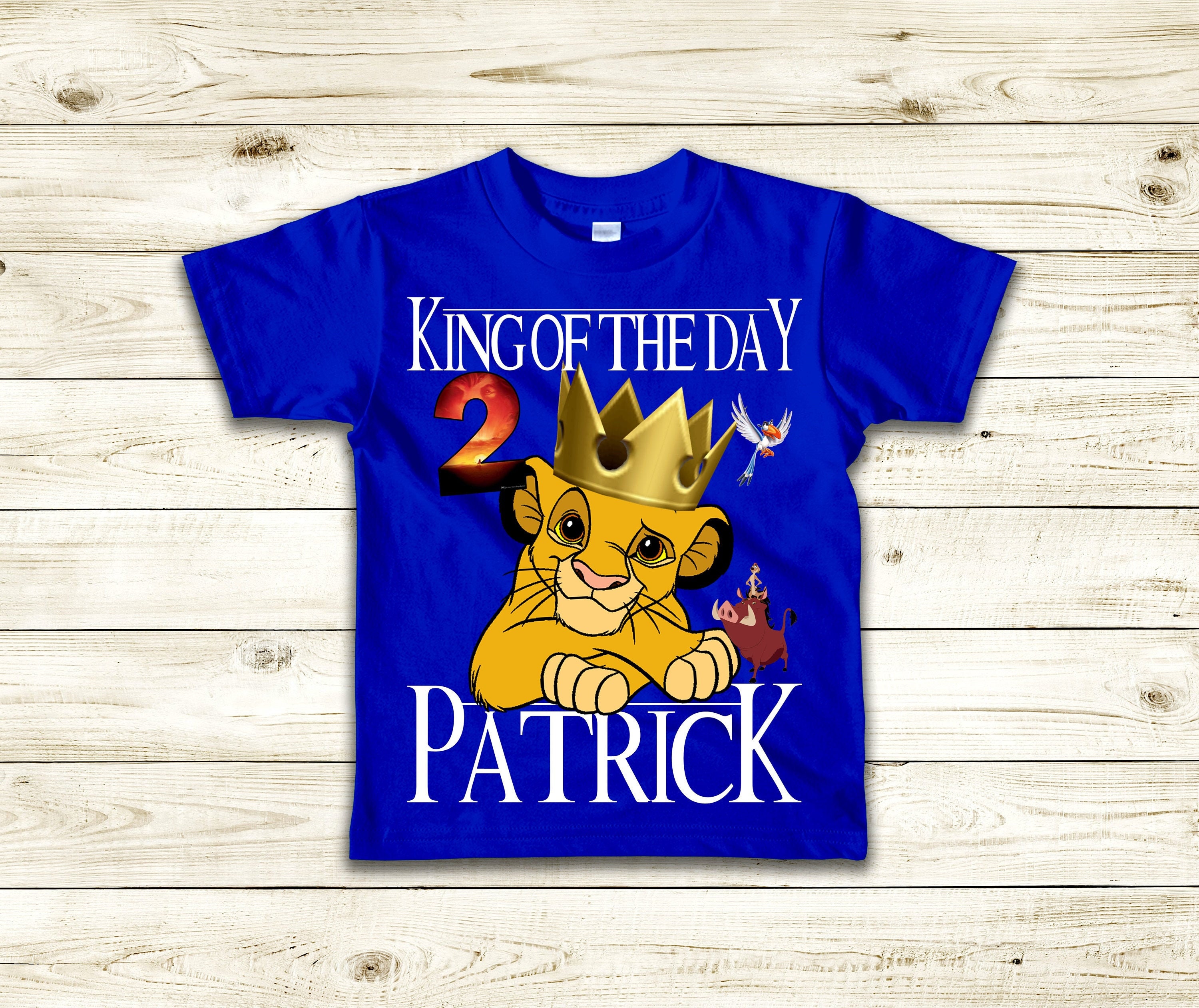 Lion King Birthday Shirt Lion King Boy's Birthday Shirt Etsy