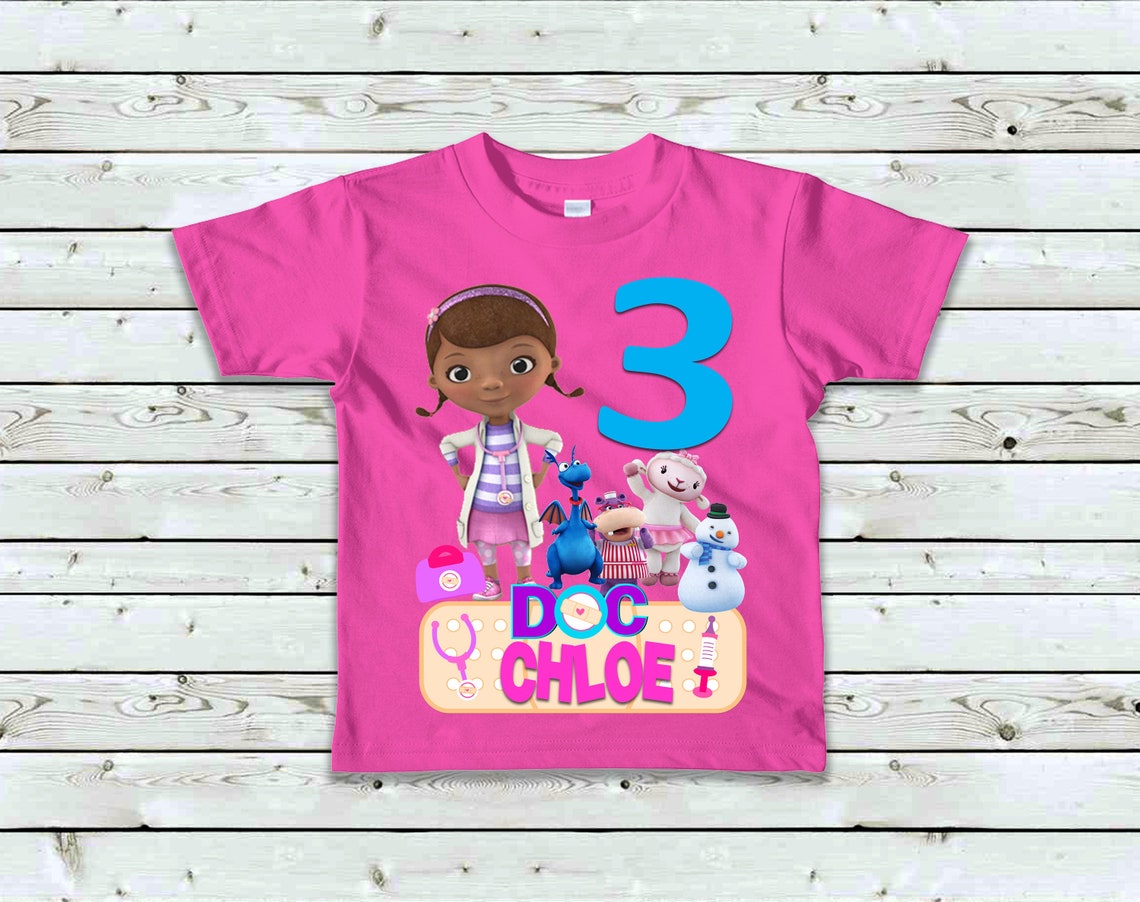 Doc Mcstuffins Birthday Shirt Doc Mcstuffin Birthday Shirt | Etsy