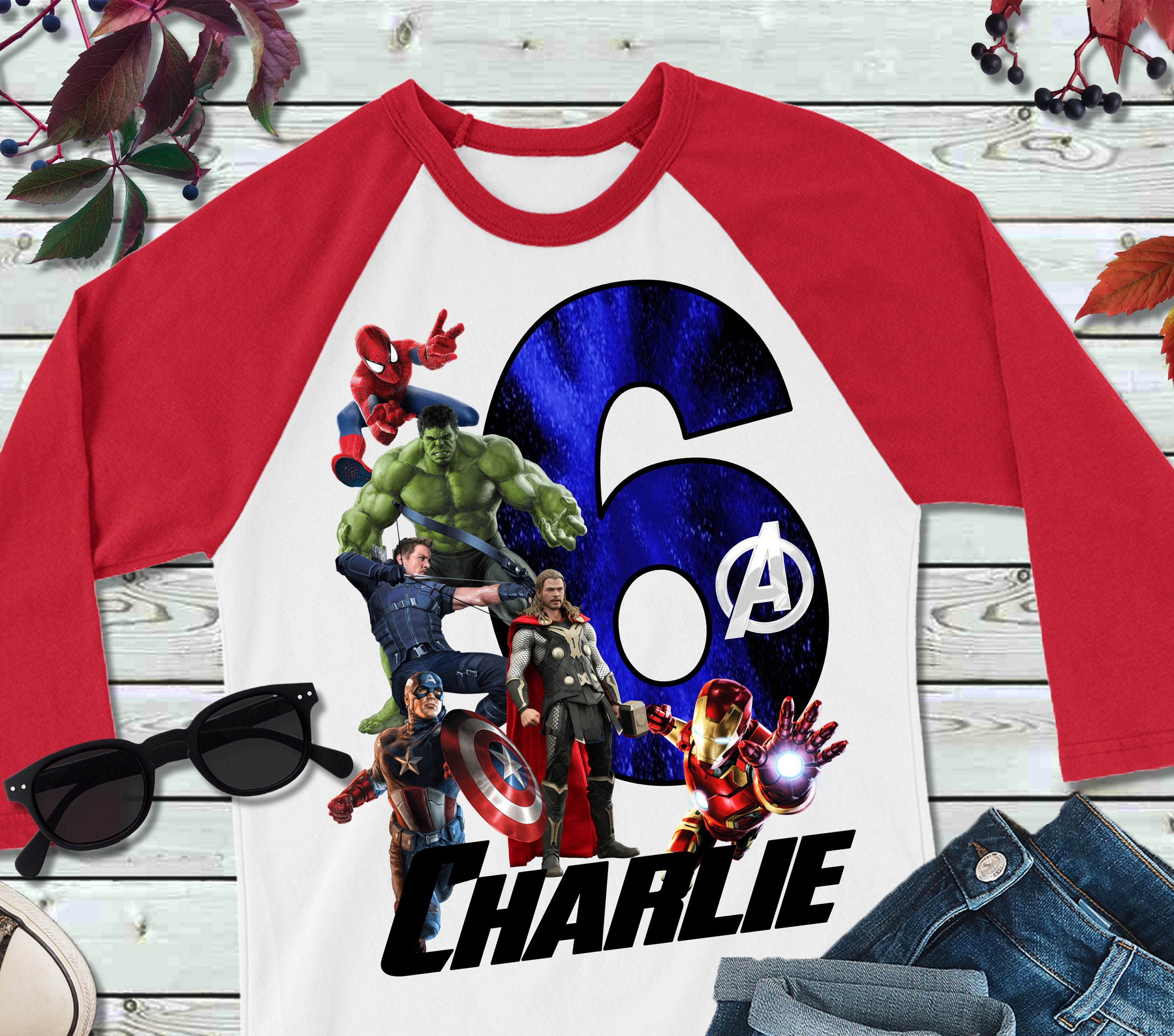Avengers Birthday Shirt Super Hero Birthday Shirt | Etsy