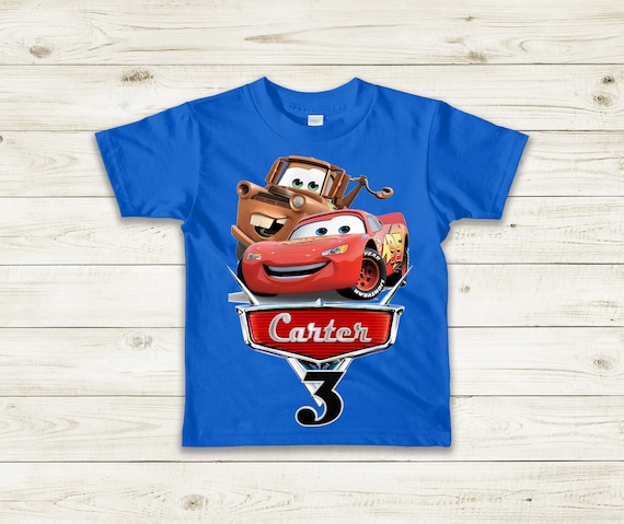 disney cars birthday shirt