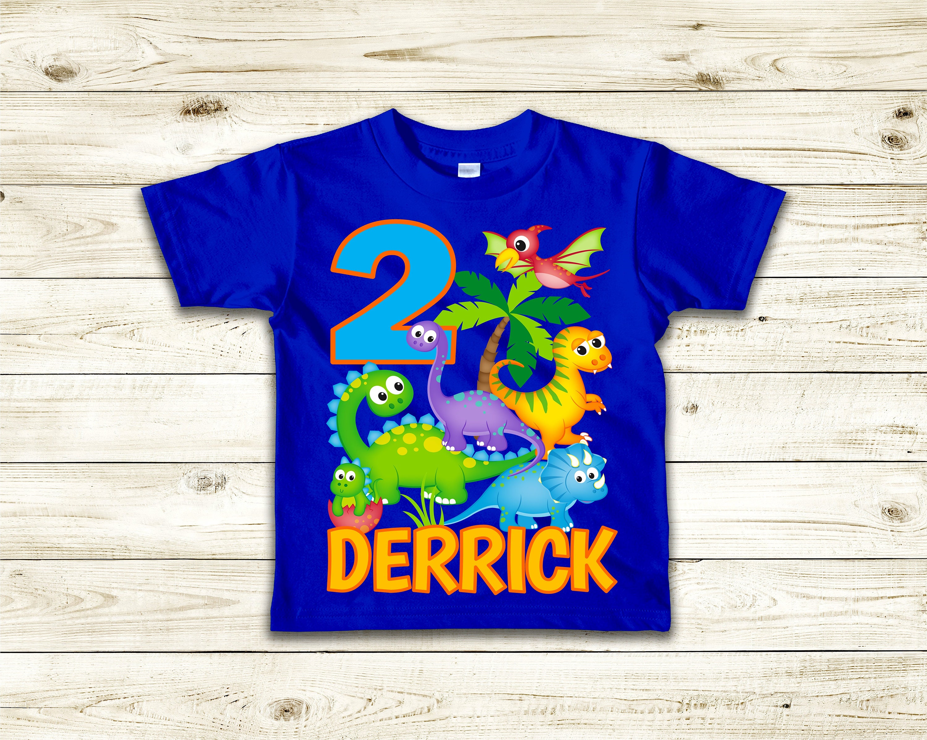 Dinosaur Birthday Shirt Dinosaur Boy's Birthday Shirt Etsy UK