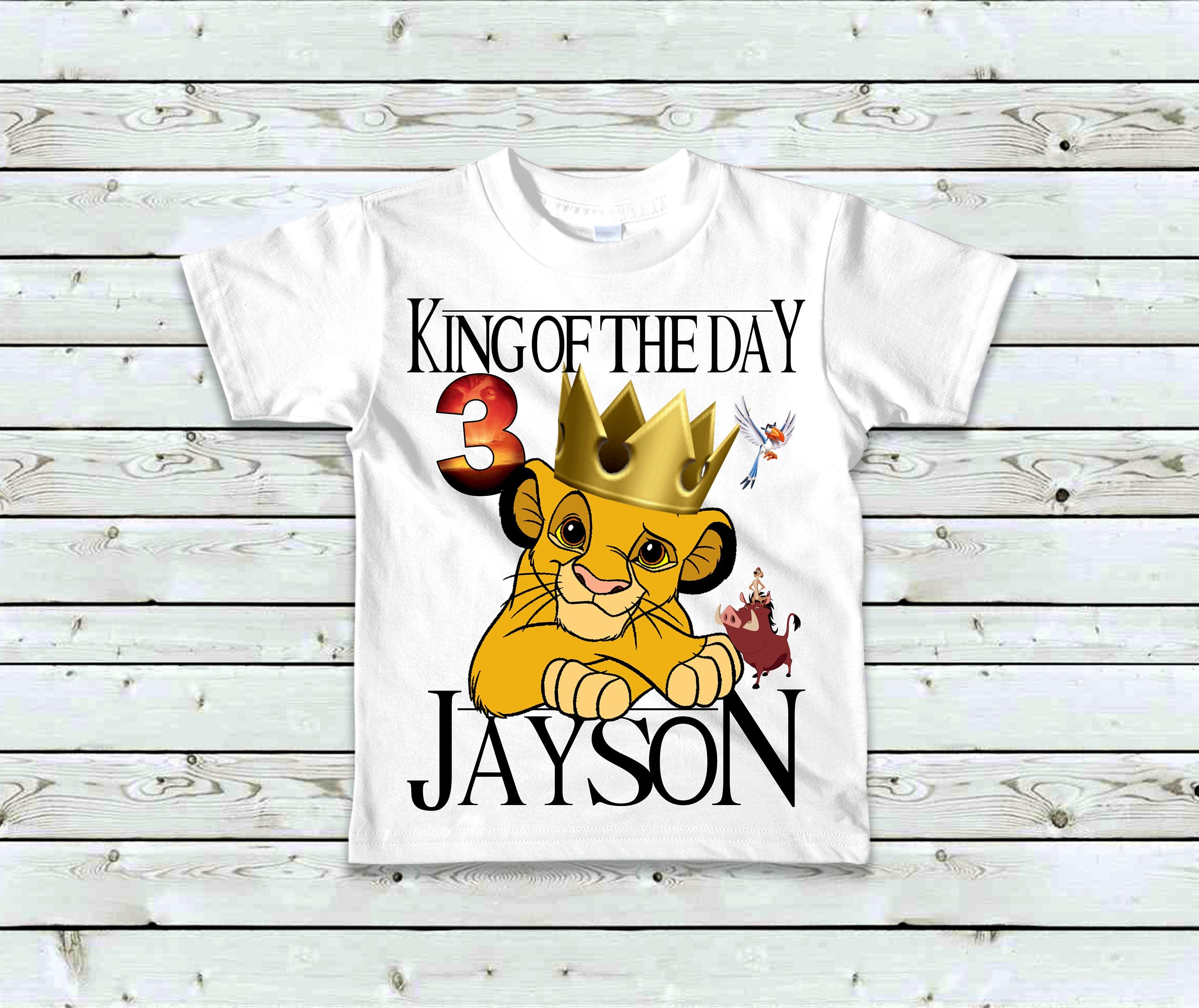Download Boy S Lion King Birthday Shirt
