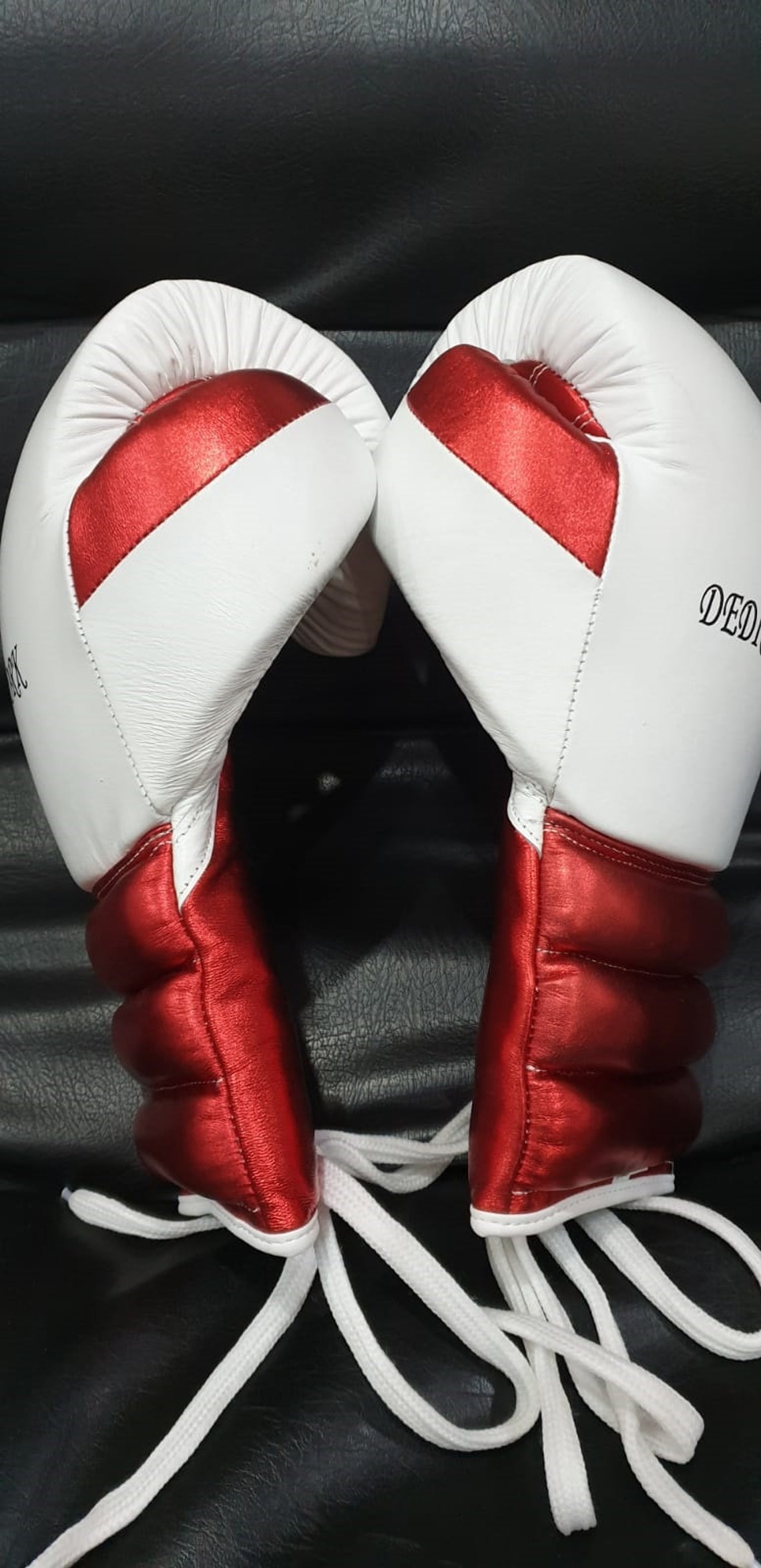 New Customized Leather Boxing Gloves With Any Custom Name or Etsy