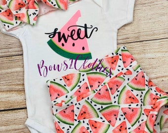 infant watermelon outfit