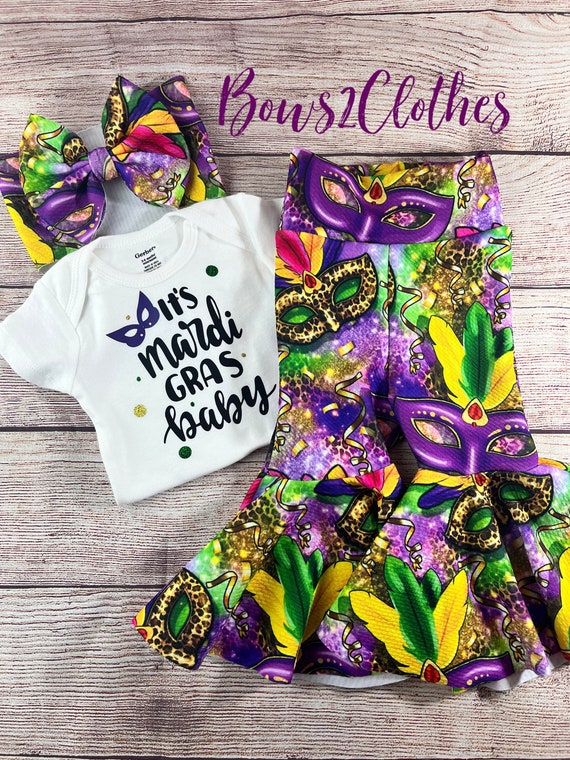 Mardi gras clothes for clearance babies