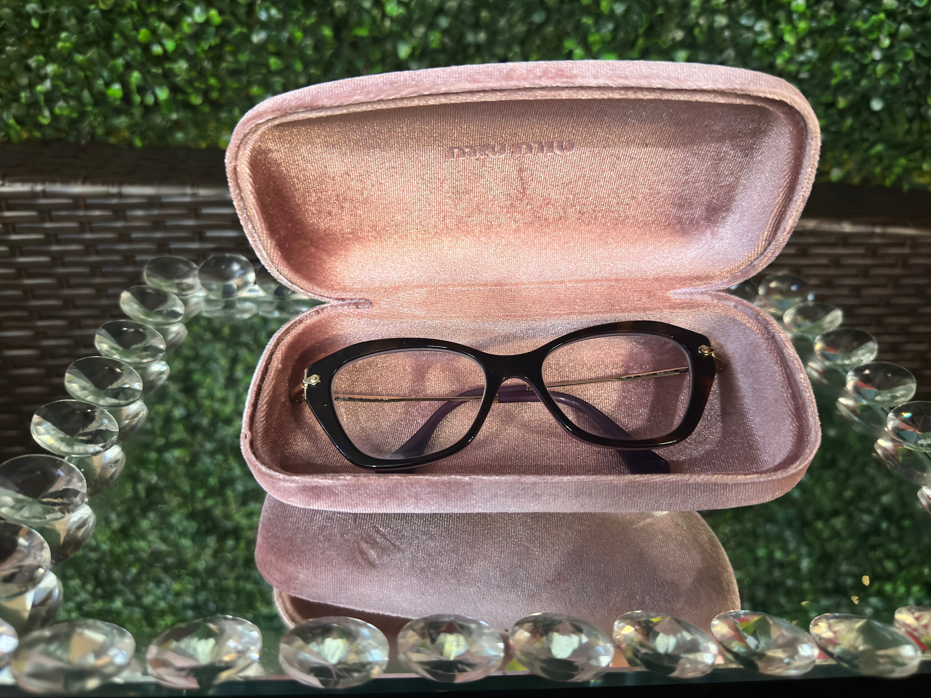 MIU MIU Eyeglasses Cat Eye Frames - Etsy