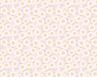 1ply 12"x11”,  TOWELS, Cloth Napkins, 6 or 12 Daisy Floral Un-Paper Towels