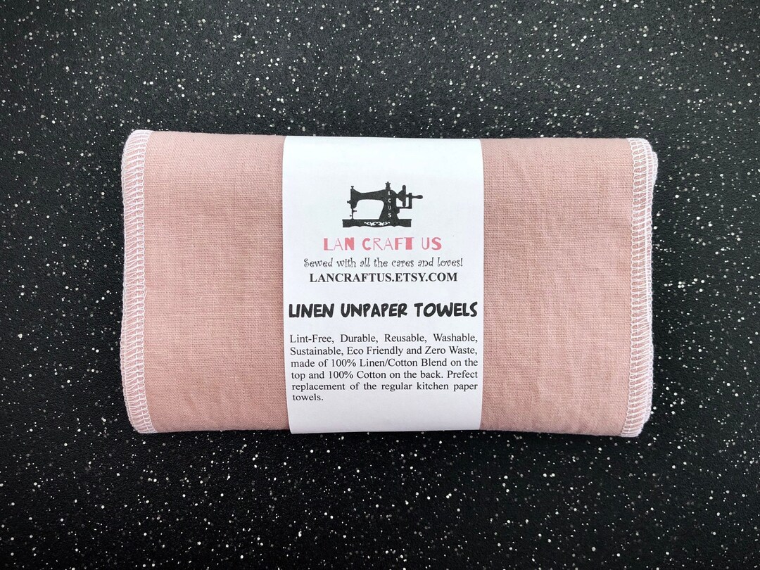 2 or 3 Ply Linen/cotton Birdseye / Unpaper Towels / Reusable Etsy