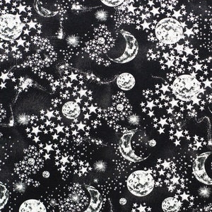1 or 2ply 12"x11" Late Night Galaxy, UNPAPER TOWEL, Cloth Napkins / Cotton Flannel / Washable Reusable Paper Towels LanCraftUS