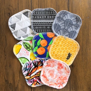 Washable Sponge, Bathroom Sponge, Kitchen Sponge, Reusable Sponges, Bath Sponge Pick your print or Surprise Washcloth LanCraftUS