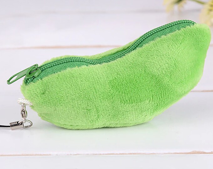 Edamame Plush Keychain 3 Hidden Emoji Peas in a Pod Toy Etsy UK