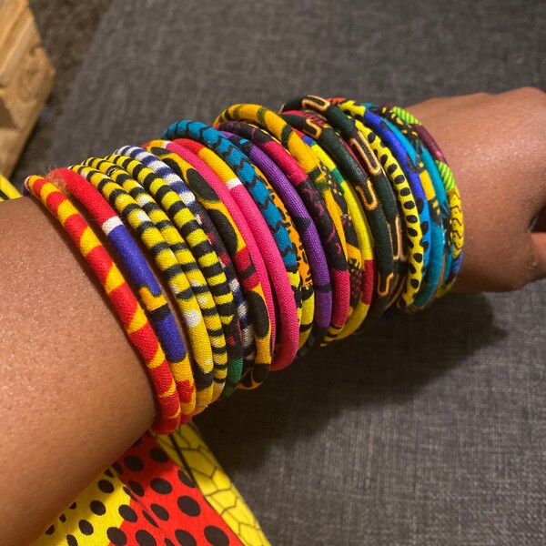 Lot de 5 bracelets wax