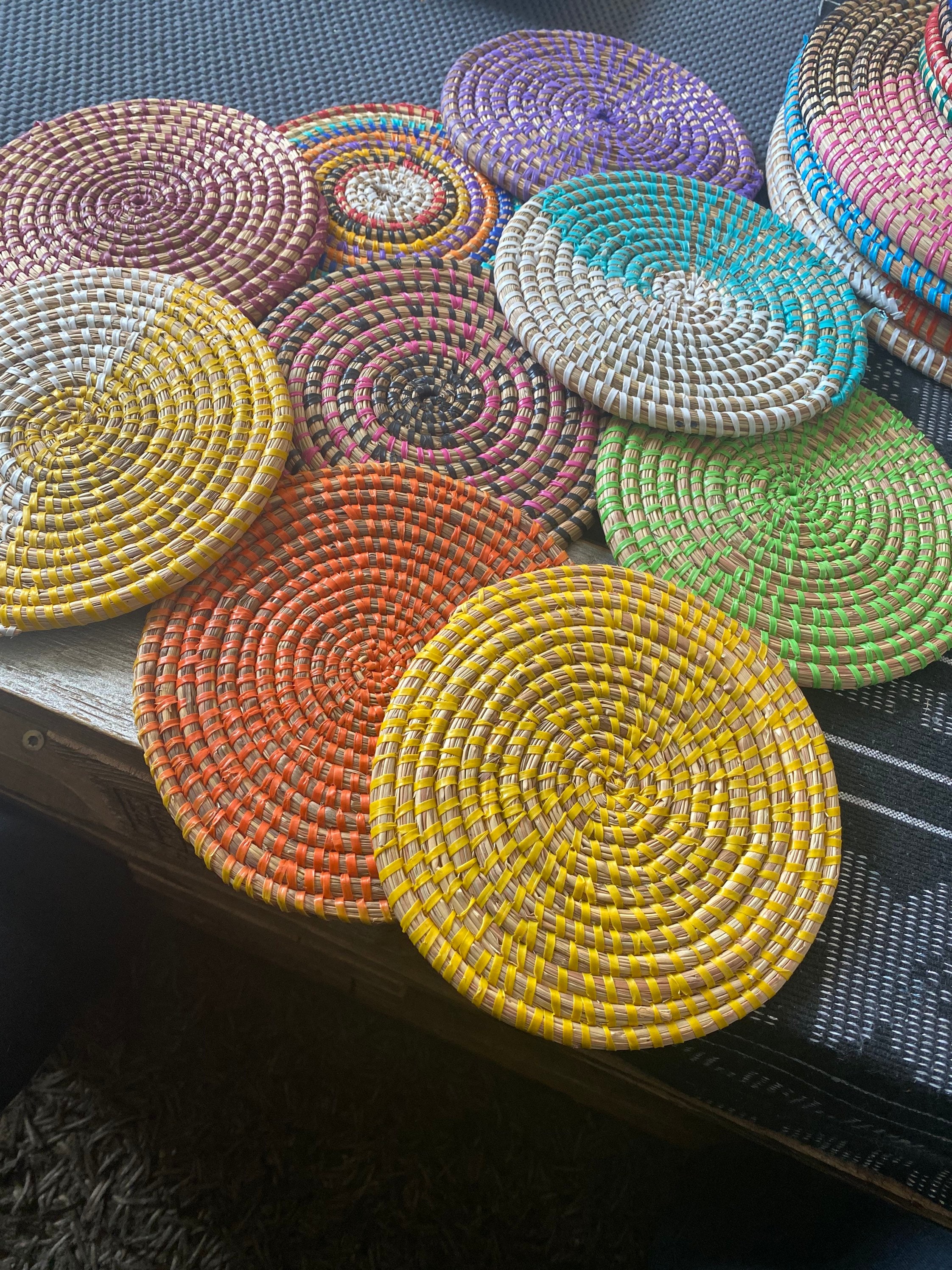 Layou Set de Table ou Décoration d'intérieur 15cm Diamètre Orange