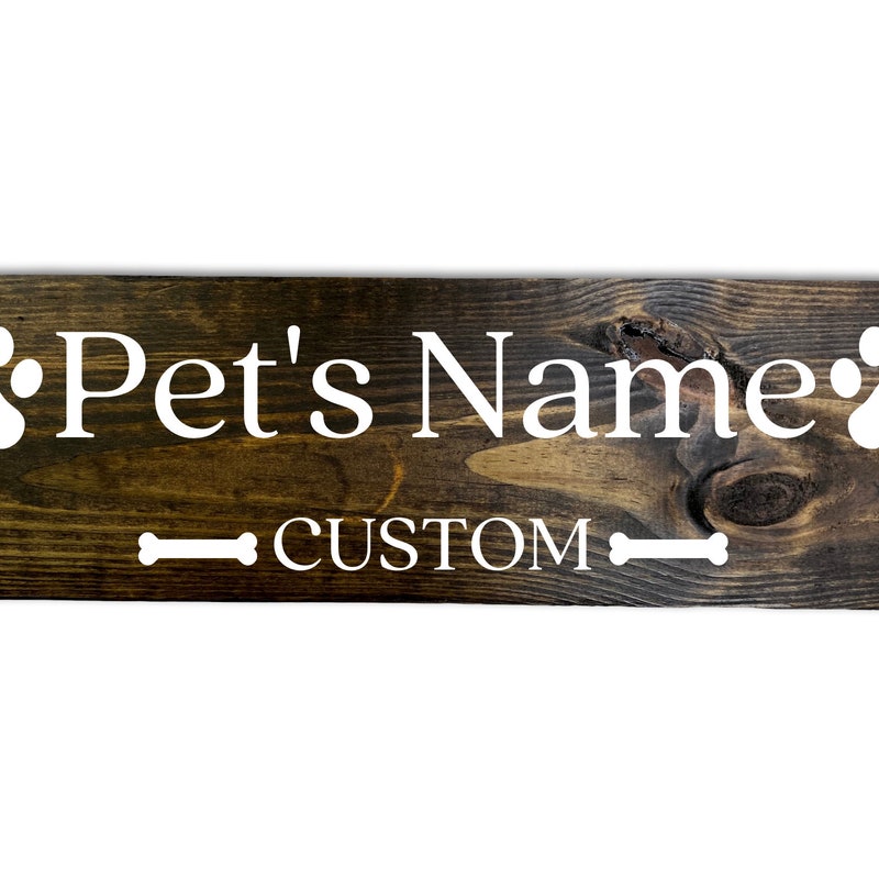 Dog Wood Sign - Etsy
