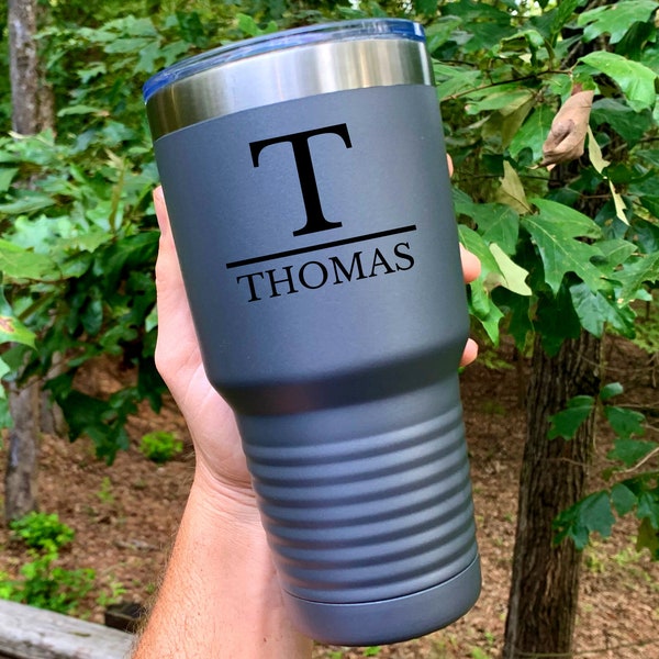 Personalized Tumbler for Men, Tumbler Personalized, Gifts for Men, Birthday Gift for Him, Christmas Gift for Boyfriend, Gift for Dad,Husband