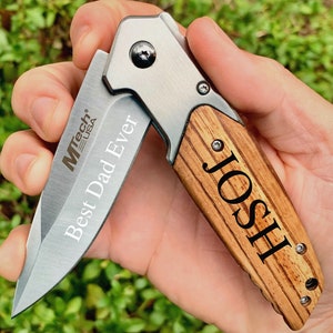 Engraved Hunting Knife, Personalized Pocket Knife Hunting Gifts for Men Gift for Hunter Gift for Him Gift for Boyfriend,Knife,Boyfriend Gift