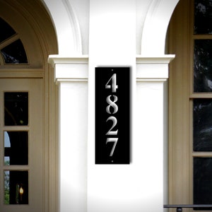 Metal Address Plaque, Address Sign, Metal Address Sign, House Numbers, Vertical Address Plaque, Horizonatal Address Sign, Address Number
