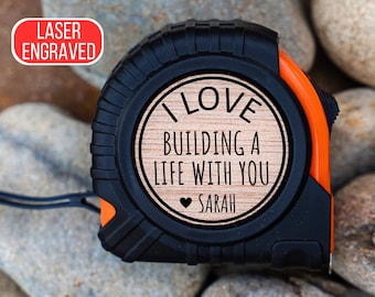 Tape Measure Personalized Wedding Gift for Him, Valentines Day, Anniversary Gift, Valentines Gift for Boyfriend Christmas Gift for Husband