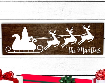 Rudolph Road Reindeer Holiday Sign Christmas Decorative Aluminum Sign 