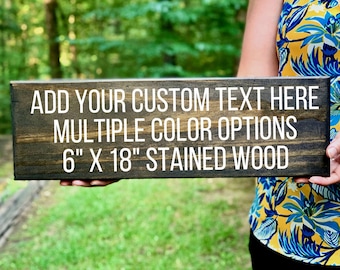 Custom Wood Signs,Custom Wooden Signs,Personalized Wood Sign, Small Custom Signs, Mini Wood Sign,Custom Plaque Sign,Customized Wooden Sign