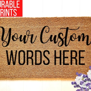 Custom Door mat, Custom Doormat, Personalized Door mat, Outdoor Door Mat, Customized Welcome Mat
