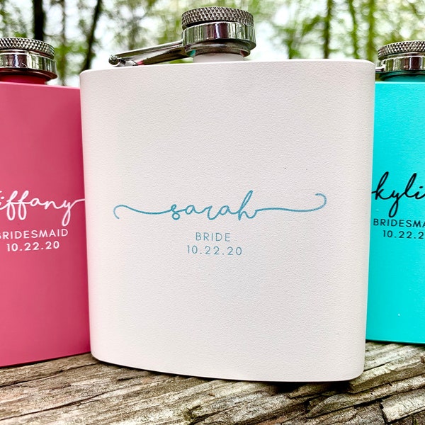Personalized Flask Etsy