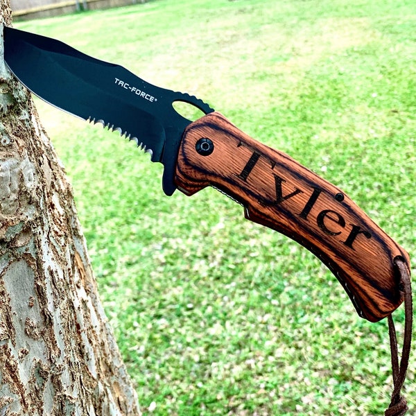 Engraved Hunting Knife, Personalized Pocket Knife Hunting Gifts for Men Gift for Hunter Gift for Him Gift for Boyfriend,Knife,Boyfriend Gift