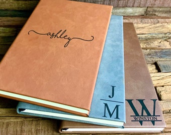 Leatherette Journal, Journals for Women, Personalized Leather Journal, Personalized Journal, Personalized Notebook, Journal and Notebooks