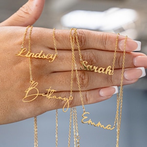Personalized Name Necklace, Birthday Gift for Her, Custom Name Necklace, Girlfriend Gifts, Personalized Jewelry for Her, Gift for Daughter
