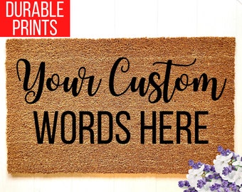 Custom Door mat, Custom Doormat, Personalized Door mat, Outdoor Door Mat, Customized Welcome Mat