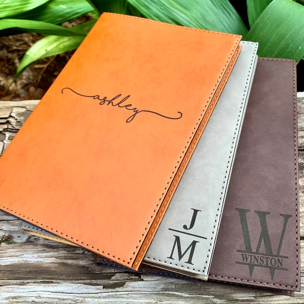 Personalized Leather Journal, Personalized Notebook, Leatherette Journal, Engraved Leather Journal, Journal Personalized, Journal with Name