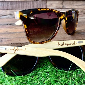 Bachelorette Sunglasses Personalized, Bridesmaid Sunglasses Set, Bachelorette Party Sunglasses, Sunglasses for Bachelorette, Bridesmaid Gift