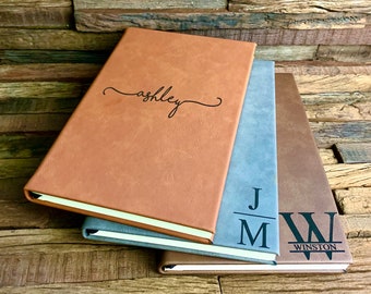 Custom Leather Journal, Custom Journal for Women, Custom Journal Leather, Personalized Journal, Engraved Journal