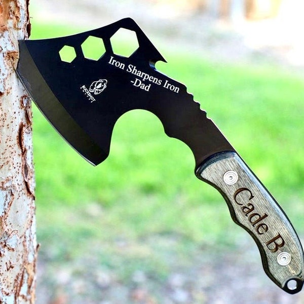 Personalized Throwing Axe, Personalized Groomsmen Hatchet, Personalized Groomsman Hatchet, Personalized Groomsmen Axe, Engraved Hatchet Set