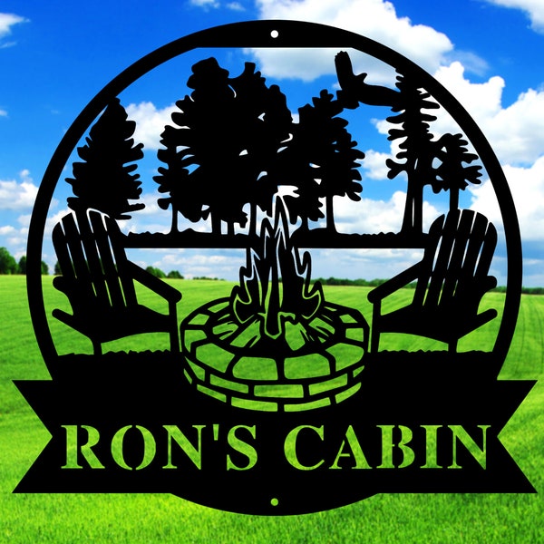 Cabin Signs Etsy