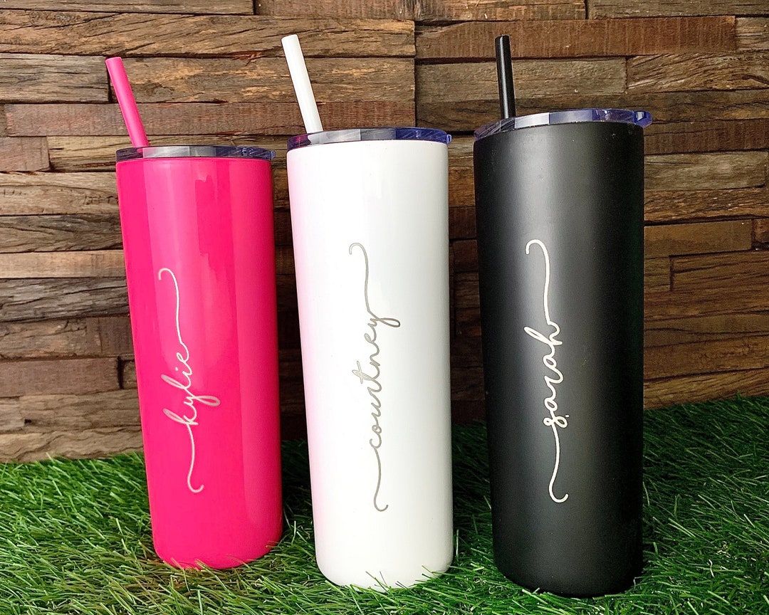 thumbnail image 2 of Personalized Skinny Tumbler 20-30oz – With Straw & Slide Lock Lid, Souvenir Gift 2 of 4